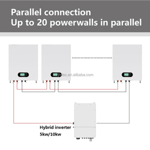 Batería de Iones de Litio de 200ah 48v para Montaje en Pared, para Sistemas Solares - Product Image 1
