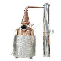 Distillateur d'alcool commercial en acier inoxydable avec colonne de reflux pour whisky, brandy, gin, vodka, garantie 1 an