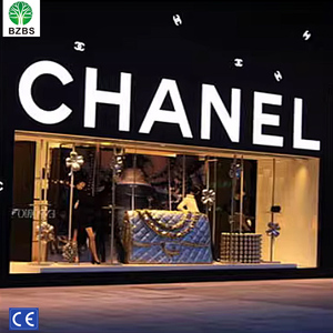 Custom negozio 3d pubblicità esterna in metallo retroilluminato segni di lettere di cartello di bordo acrilico Led muro segno indietro luminoso parola - Product Image 2