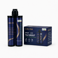 SORLYNA Mastic époxy imperméable pour joints de carrelage, anti-salissure, décoratif, pour murs de cuisine et construction moderne