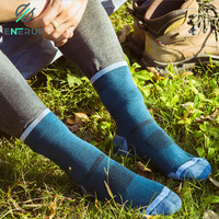 Chaussettes en laine pour hommes et femmes, bottine souple, personnalisée, décontractée, pour l'hiver