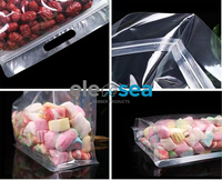 Bolsa Transparente Mate con Fondo Plano Elesea, Sellado Térmico y Lateral, Apta para Microondas, PET/PE de Grado Alimenticio, 8 Sellados para Alimentos para Mascotas