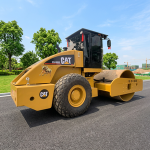 รถบดอัดดินแบบดรัมเดี่ยว CAT CS683E 20 ตัน เครื่องจักรก่อสร้างแบบสั่นสะเทือน - Product Image 1