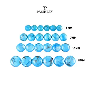 Pasirley 티베트 청록색 보석 도매 천연 카보 숑 보석 공급 업체 빈티지 디자인 치유 보석 카보 숑 스톤