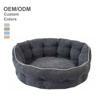 Vente en gros de lits pour chats de petite taille, doux, luxueux, solides, classiques, durables, avec housse amovible et lavable