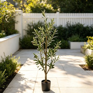 UV Resistant <b>Artificial</b> Olive Tree Faux <b>Potted</b> <b>Plant</b> <b>Large</b> Simulated Olive Tree <b>Outdoor</b> Indoor Landscape Decoration - Product Image 4