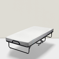 Lit pliant en fer de haute qualité au design moderne pour les chambres d'hôtel