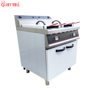 Freidora Eléctrica Comercial de Acero Inoxidable de Dos Tanques y Cuatro Cestas, 26L, para Restaurantes de <span class=keywords><strong>Papas</strong></span> Fritas, Pescado, Donuts, Pollo KFC - Product Image 3