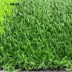 HAIZE High Quality Outside Football Field Artificial Turf Non-infill Futsal Grass