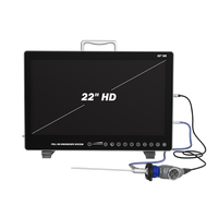 YKD-9122 Portable métal électrique tout-en-un moniteur médical IKEDA Endoscope système de caméra 2.1MP pour Otoscope laparoscopie chirurgie