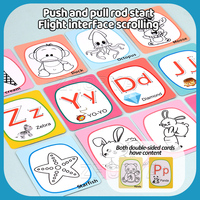 Tablette d'écriture LCD multifonctionnelle pour enfants Zhorya avec effacement à un clic et 26 cartes