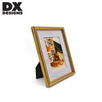 DX Designs Factory Wholesale 4x6 5x7 6x8 8x10 11x14 Inch Retro Gold Wooden Photo Frame Tabletop Wall Display Picture Frame