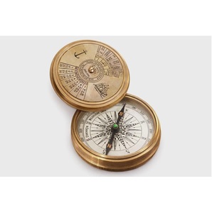 Compas nautique en laiton de qualité supérieure, calendrier, instrument de navigation de poche, décoration marine disponible à un prix compétitif - Product Image 1