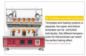 High Quality <strong>Cookmatic</strong> Street Snack Food Tart Press Machine Egg Portugis <strong>Shell</strong> Ice Cream Cone <strong>Maker</strong> with Mold - Product Image 5