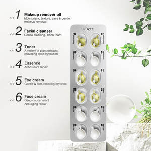 Set da Viaggio per la Cura della Pelle: Olio Struccante, Tonico, Crema Contorno Occhi, Crema <span class=keywords><strong>Viso</strong></span>, Siero in Capsule - Product Image 4