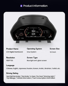 Accesorios para Auto <span class=keywords><strong>MEKEDE</strong></span> con Panel de Instrumentos Digital Linux de 12.3 Pulgadas 1920*720 para Serie 3 F30 F31GT F34 y Serie 4 F32 F33 F36 - Product Image 3