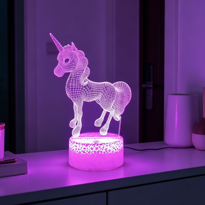 LED Wood Grain <b>Light</b> Usb Touch Lamp Acrylic Decorative Atmosphere Lamp Children's Room Sleep Lamp - Product Image 5