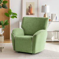 Modern Electric Recliner Funktions stoff Sofa Manueller drehbarer Chenille Freizeit stuhl für Wohnzimmer Einzels essel