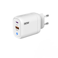 Nuevo 12W QC3.0 Luz LED Tipo-C Puerto USB Cargador Auricular UE EE. UU. Reino Unido Adaptador de cargador de teléfono móvil estándar para teléfono móvil