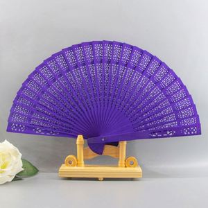 Vintage Bamboo <b>Handheld</b> <b>Fans</b> for Wedding Party Decoration Custom Printed Engraved Foldable Wooden Hand Portable Classic New Year - Product Image 3