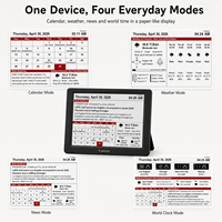 Kylendar Smart E-Ink Calendar Gift Box Set Jam Dunia Berita Cuaca 4 Mode Hadiah Keluarga Dilengkapi Wi-Fi RTS Countdown