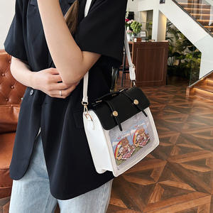 Mochila Ita ligera ajustable para mujer, bolso cruzado versátil para la escuela, Anime, Cosplay, transparente - Product Image 2