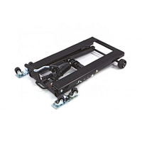 OEM 500KG 1100LB Cric hydraulique pneumatique en acier pour moto, certifié CE, cric à ciseaux, plateforme de levage pneumatique pour réparation automobile