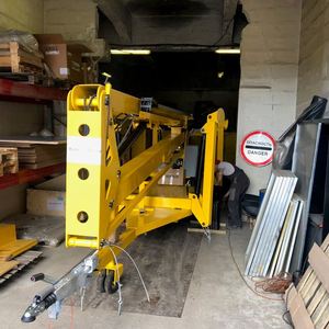 KCCL CE ISO Commande hydraulique 25m Hauteur de réglage élevée Plate-forme élévatrice télescopique montée sur remorque Nacelle élévatrice - Product Image 4