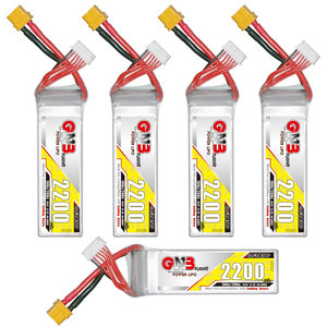 แบตเตอรี่ลิเธียมโพลิเมอร์ GaoNeng GNB 6S XT60 2200mAh 100C พร้อมปลั๊ก XT60 สำหรับโดรนบังคับวิทยุ  ประสิทธิภาพการปล่อยประจุสูง - Product Image 5