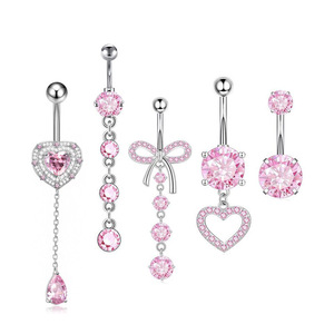 Zircone farfalla <span class=keywords><strong>ombelico</strong></span> anello pendente in acciaio titanio barra <span class=keywords><strong>ombelico</strong></span> <span class=keywords><strong>Piercing</strong></span> <span class=keywords><strong>oro</strong></span> placcato in acciaio inox cristallo gioielli da donna - Product Image 3