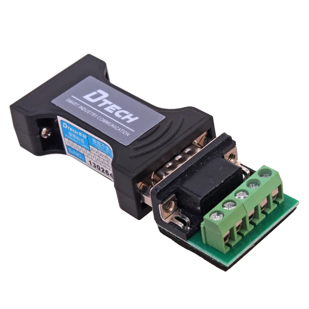 DTECH оптовая продажа серийный RS-232 порт адаптер преобразователь сигнала пассивный RS232 для RS485/RS422 конвертер