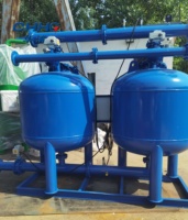 Filtre à sable de prétraitement en acier au carbone anti-corrosion autonettoyant pour l'irrigation goutte à goutte agricole avec surveillance à distance