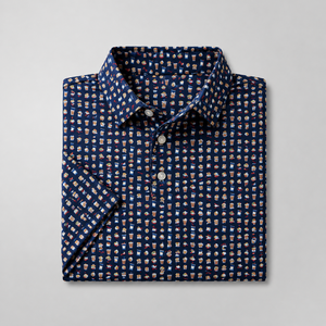 Polo de Golf para Hombre, Manga Corta, Estampado, Secado Rápido, Transpirable, Elástico, Ropa Deportiva, Informal, para Golf, Disponible en Stock - Product Image 6