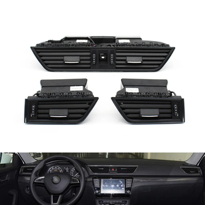 Accessoires de voiture en gros tableau de bord avant chromé évent AC grille d'aération pour <span class=keywords><strong>Skoda</strong></span> Superb 2016-2024 3VD820951 3VD819701 - Product Image 1