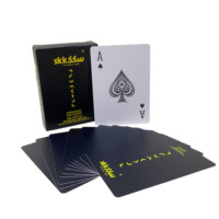 Cartes à jouer à double jeu personnalisées Arabie Saoudite Koweït Qatar USA Carte de poker européenne en papier plastique PVC étanche