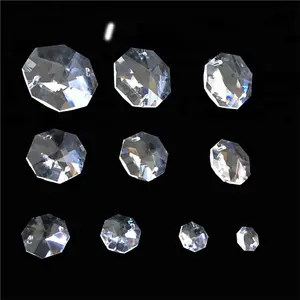 Cristal Coupe Octogonale Perles En Gros Octogonale Facettes Magnifique Lustre En Cristal Pendentif