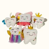 Peluche personnalisée en forme de dent, animal en peluche sur mesure à partir de votre dessin, design IA, cadeau doux et mignon pour enfants, idéal pour une baby shower