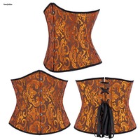Corset Vintage Écologique à Fermeture Frontale, Serre-taille, Gaine Amincissante, Ceinture de Maintien pour Femme, Taille Plus