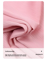 Tissu Crêpe en Polyester Imitation Acétate Personnalisé de Qualité Supérieure – Couleurs, Largeurs et Grammages Disponibles – Crêpe Textile à Forte Élasticité pour Robes et Blouses Féminines