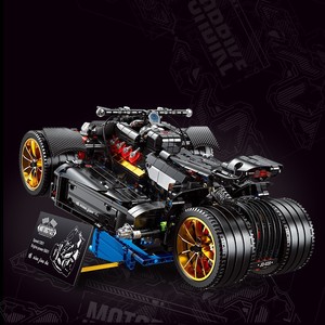 XJD JD020 2051PCS 1:5 Wazuma Motocicleta <span class=keywords><strong>de</strong></span> 4 Ruedas, Juego <span class=keywords><strong>de</strong></span> Bloques <span class=keywords><strong>de</strong></span> Construcción, Modelo <span class=keywords><strong>de</strong></span> Ladrillos, Juguete Técnico <span class=keywords><strong>de</strong></span> Plástico Moderno, Regalo Festivo - Product Image 3
