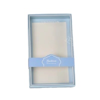 Boîtes transparentes faites sur commande d'emballage de carton de couvercle matériaux réutilisés fourrure biodégradable d'habillement de chaussettes comportant la stratification de Matt