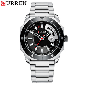 CURREN — <span class=keywords><strong>montre</strong></span> à Quartz pour hommes, <span class=keywords><strong>Chic</strong></span>, nouvelle collection, en acier inoxydable, Date et semaine masculine, 8344 - Product Image 3