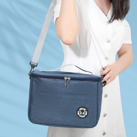 Sac isotherme portable à imprimé personnalisé pour le stockage des aliments Sac à lunch fourre-tout à isolation thermique étanche de grande capacité pour le bureau et les adultes