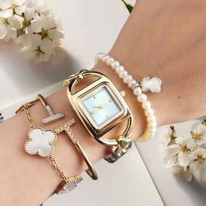 Reloj de pulsera moderno para mujer con esfera cuadrada, correa de acero inoxidable, reloj de moda, relojes de diseño económicos para mujer - Product Image 6