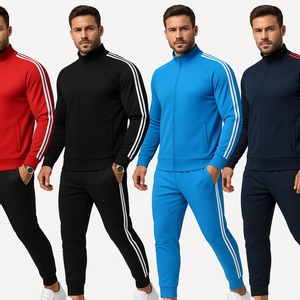 Ensembles de vêtements de jogging pour hommes, vêtements unis, ensembles de vêtements en deux pièces, ensembles de vêtements en molleton pour adultes - Product Image 3