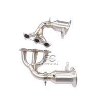 Pipa Knalpot Manifold Downpipe Ss304 Berkualitas Tinggi untuk Porsche 911 992 992.1 992.2 GT3 RS 4.0 2017+ Meningkatkan Respons Throttle