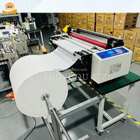 Máquina Automática de Corte de Rollo a Lámina de Metal para Computadora, Personalizada, con PLC, Pequeña, Ligera, para Rebobinado y Corte de Papel de Aluminio