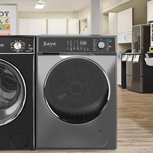 Thiết Bị Nhà Bếp Màu Đen Tiết Kiệm Năng Lượng Máy Giặt Công Suất Lớn Điều Khiển Cảm Ứng Với Núm 10Kg Máy Giặt - Product Image 3