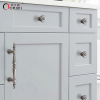 Oukali moderne mode meubles armoire poignée cuisine bureau à domicile alliage d'aluminium tirer poignées or tiroir poignées