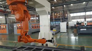 Comercio garantía de 1000w 1500w 2200w 3300w 4000w IPG Raycus metal 5 eje 6 eje 3d de fibra de corte por láser de robot de la máquina - Product Image 3